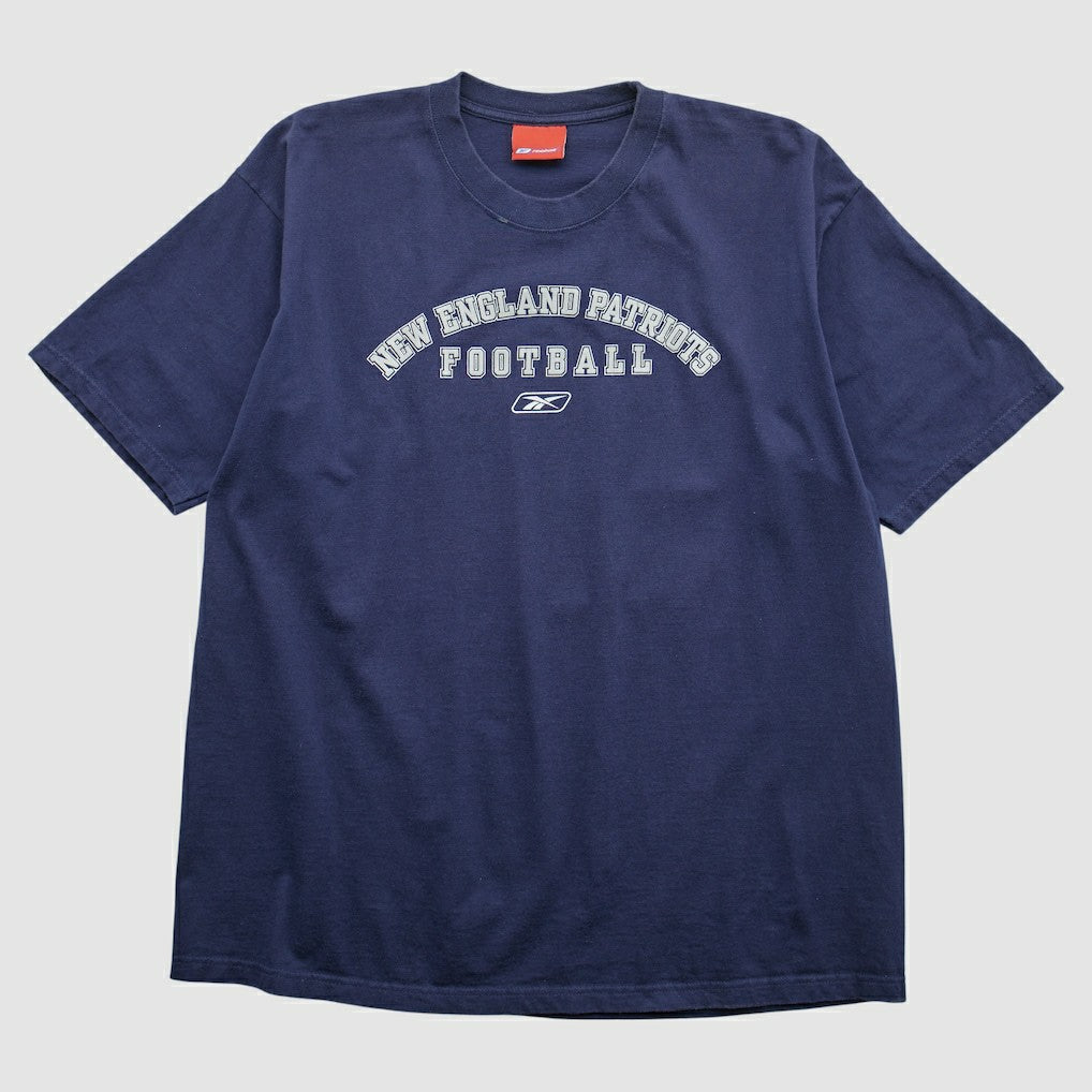New England Patriots Reebok 2000s T-shirt - Navy T-shirts
