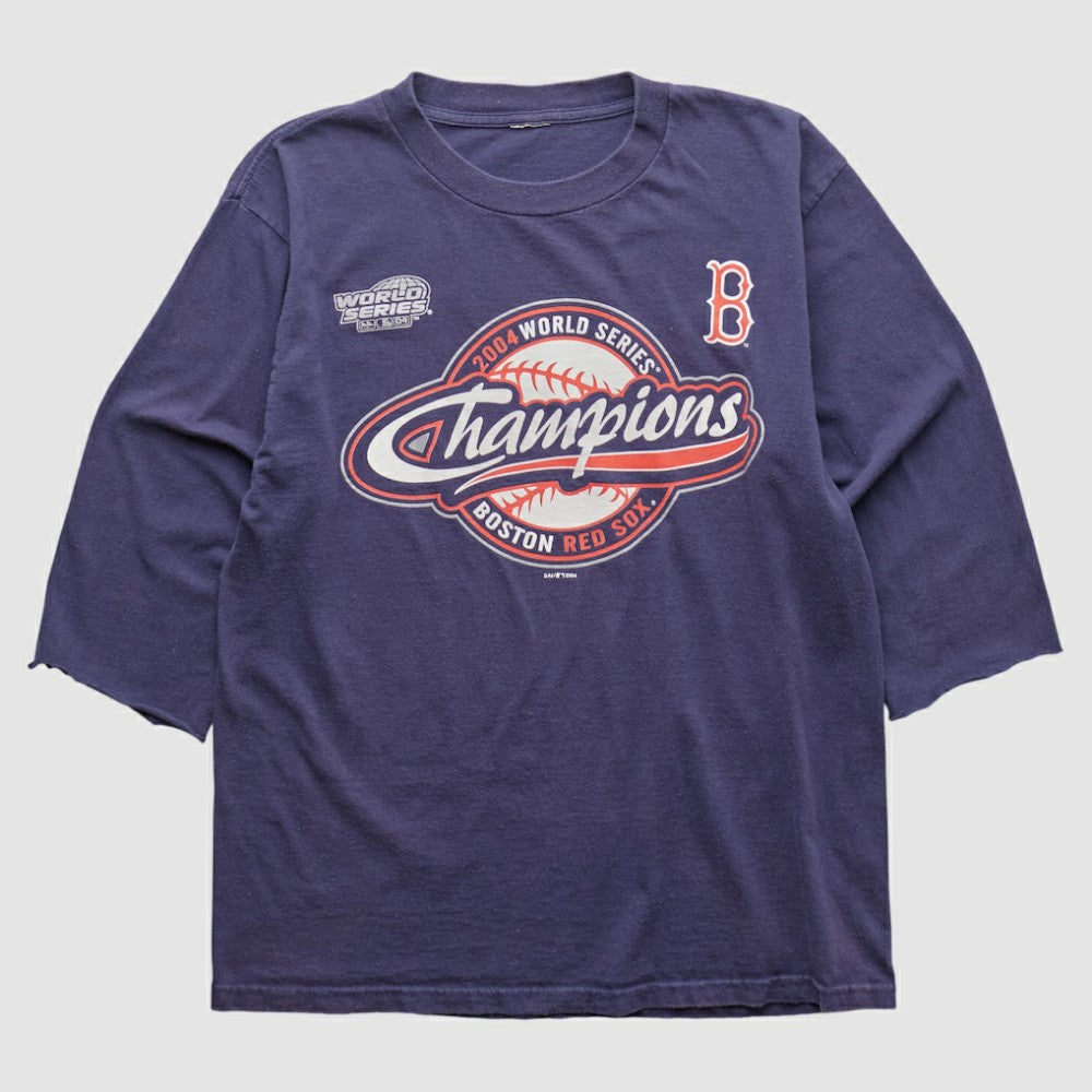 Boston Red Sox 2004 Tank - Navy - Vintage Tanks