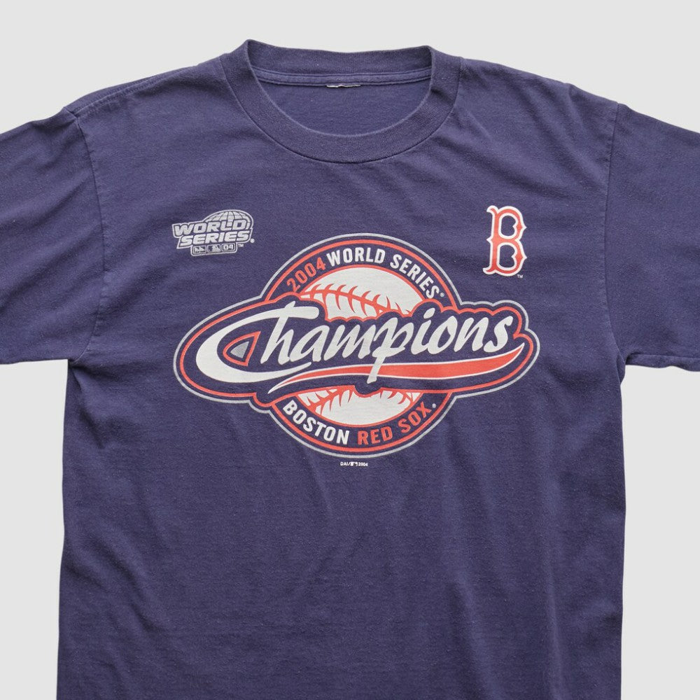 Boston Red Sox 2004 Tank - Navy - Vintage Tanks