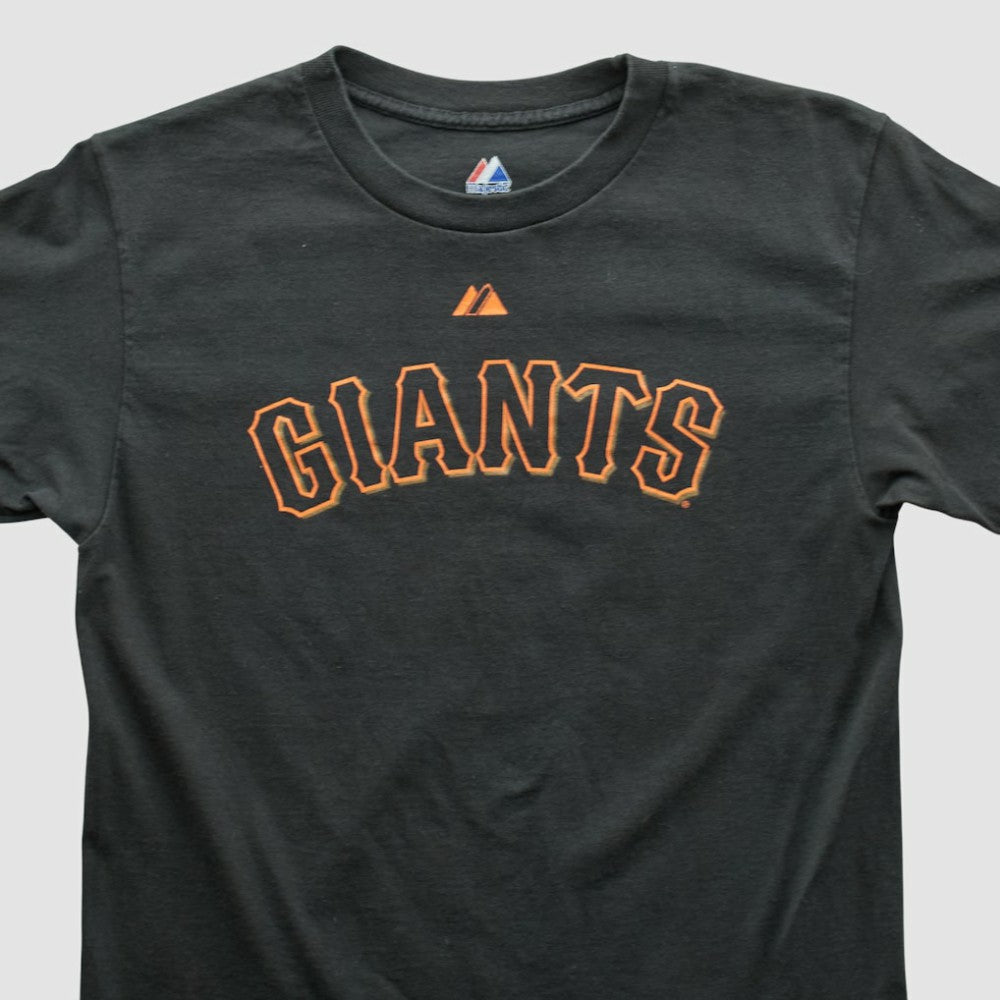 San Francisco Giants Majestic 2009 T-shirt - Black - XVintage T-shirts
