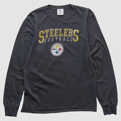 Pittsburgh Steelers NFL 2010s Long Sleeve T-shirt - Black T-shirts