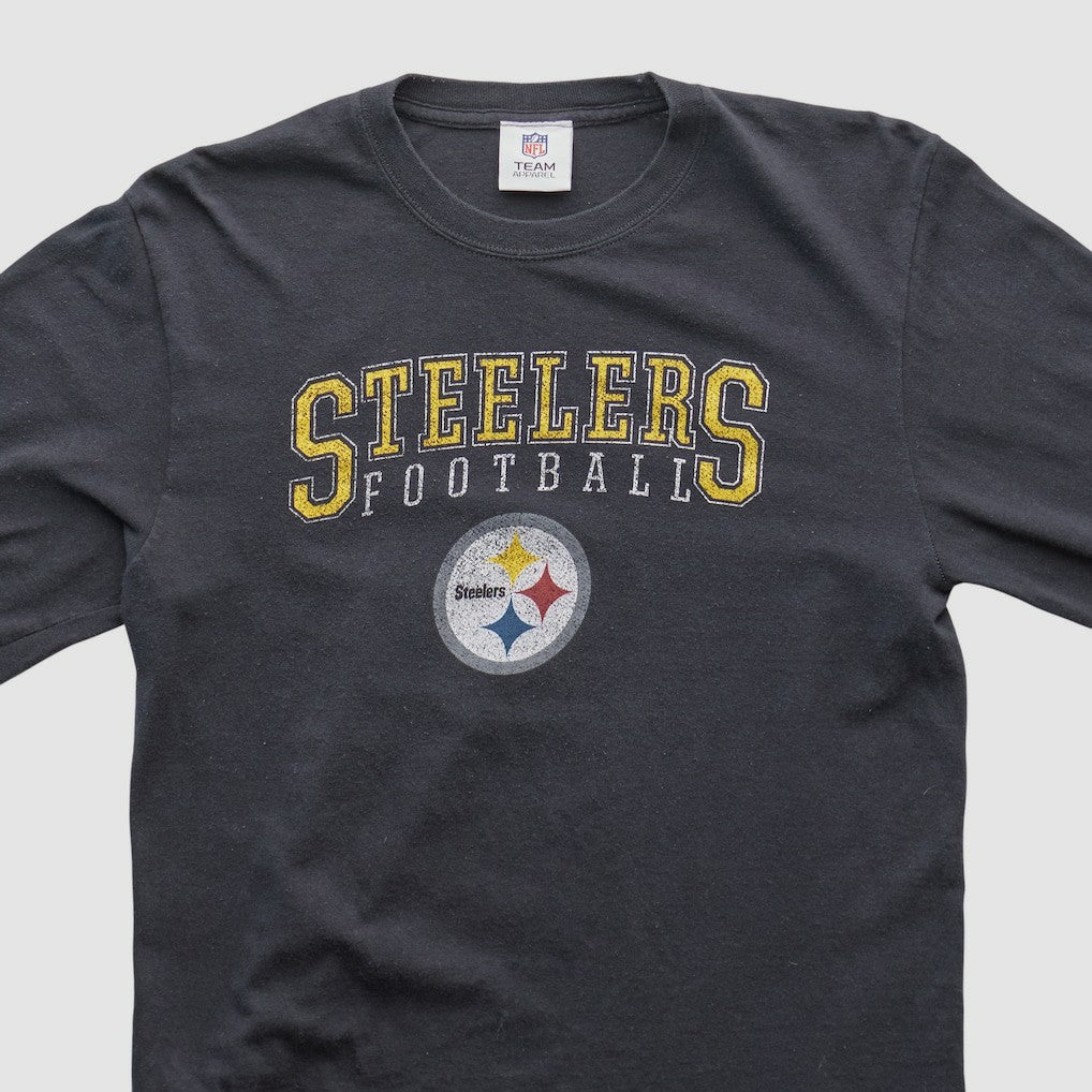 Pittsburgh Steelers NFL 2010s Long Sleeve T-shirt - Black T-shirts