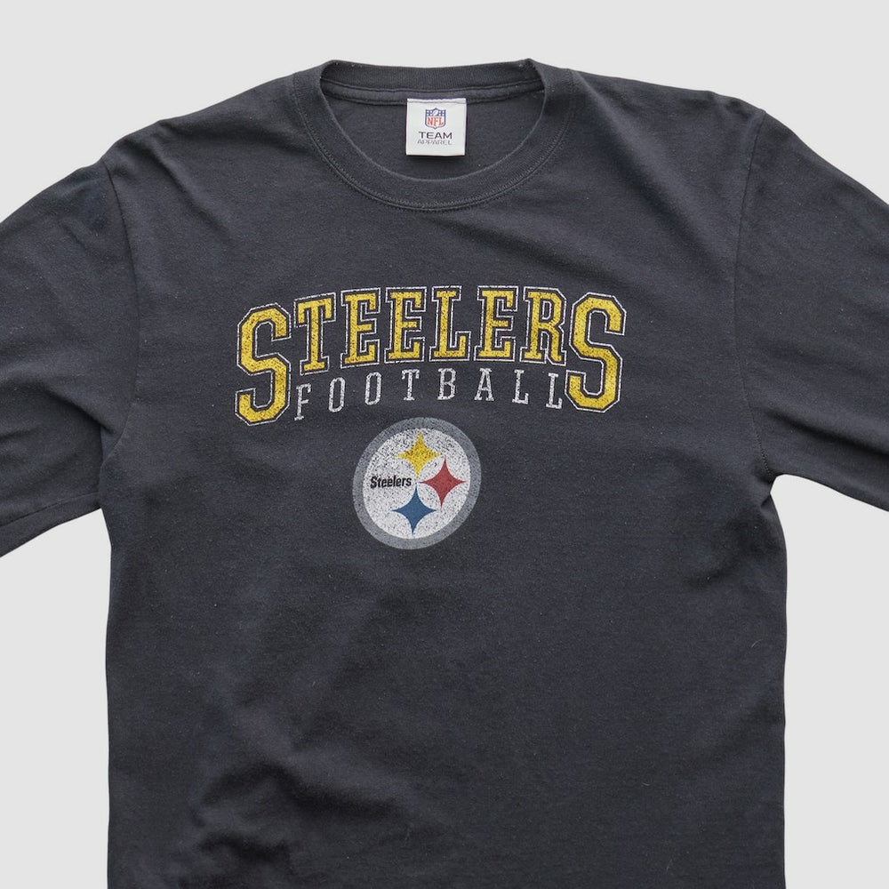 Pittsburgh Steelers NFL 2010s Long Sleeve T-shirt - Black T-shirts