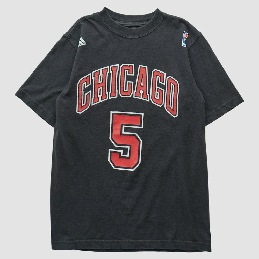Chicago Bulls 2010s T-shirt Black Vintage - Adidas