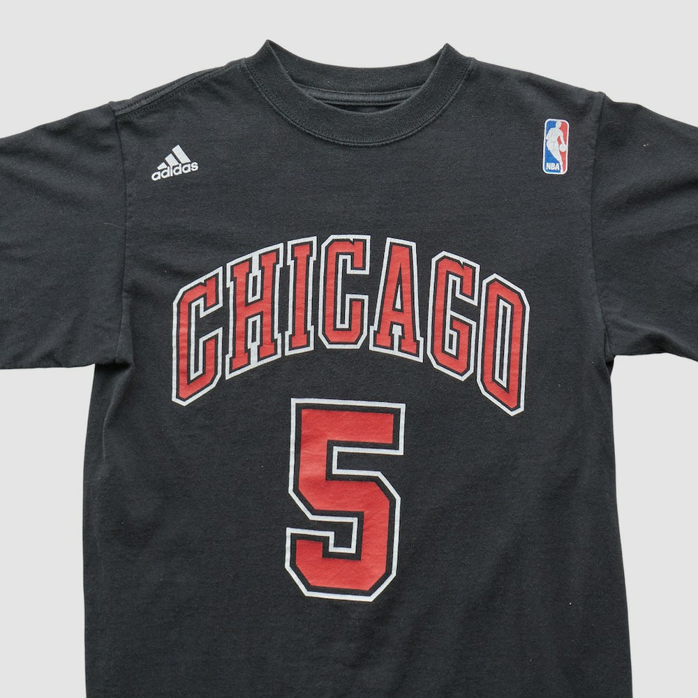 Chicago Bulls 2010s T-shirt Black Vintage - Adidas