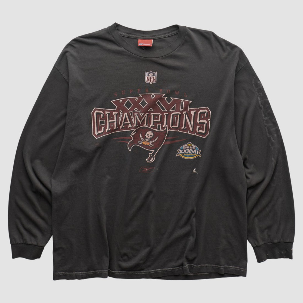 Tampa Bay Buccaneers Reebok 2003 Long Sleeve T-shirt - Black T-shirts