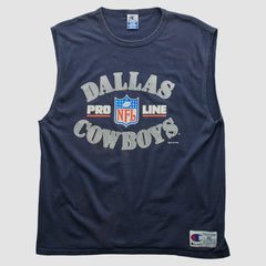 Dallas Cowboys Champion 90s Tank - Navy Tanks