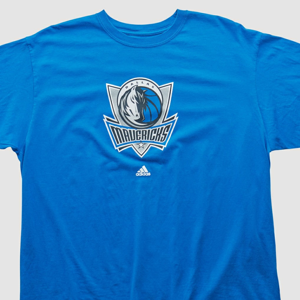 Dallas Mavericks 2010s T-shirt Blue Vintage - Adidas