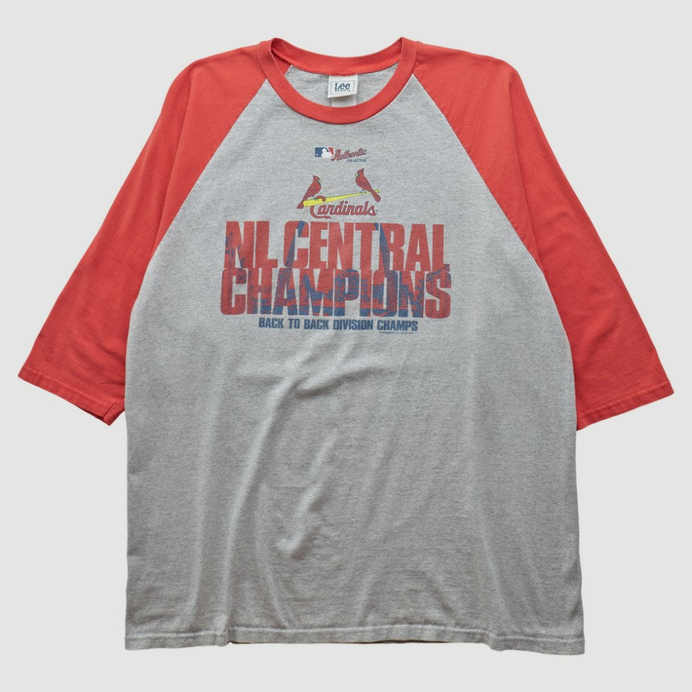 St. Louis Cardinals Lee Apparel 2000s T-shirt - Heather Gray - XVintage T-shirts