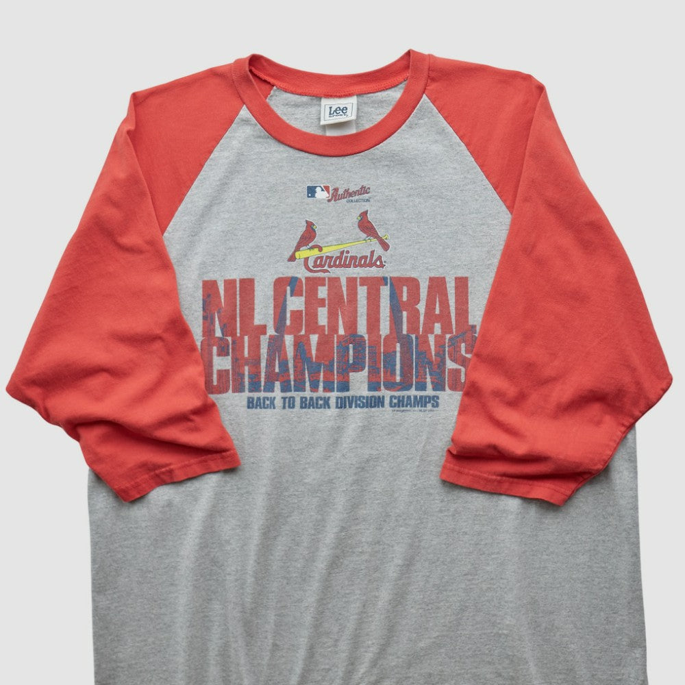 St. Louis Cardinals Lee Apparel 2000s T-shirt - Heather Gray - XVintage T-shirts