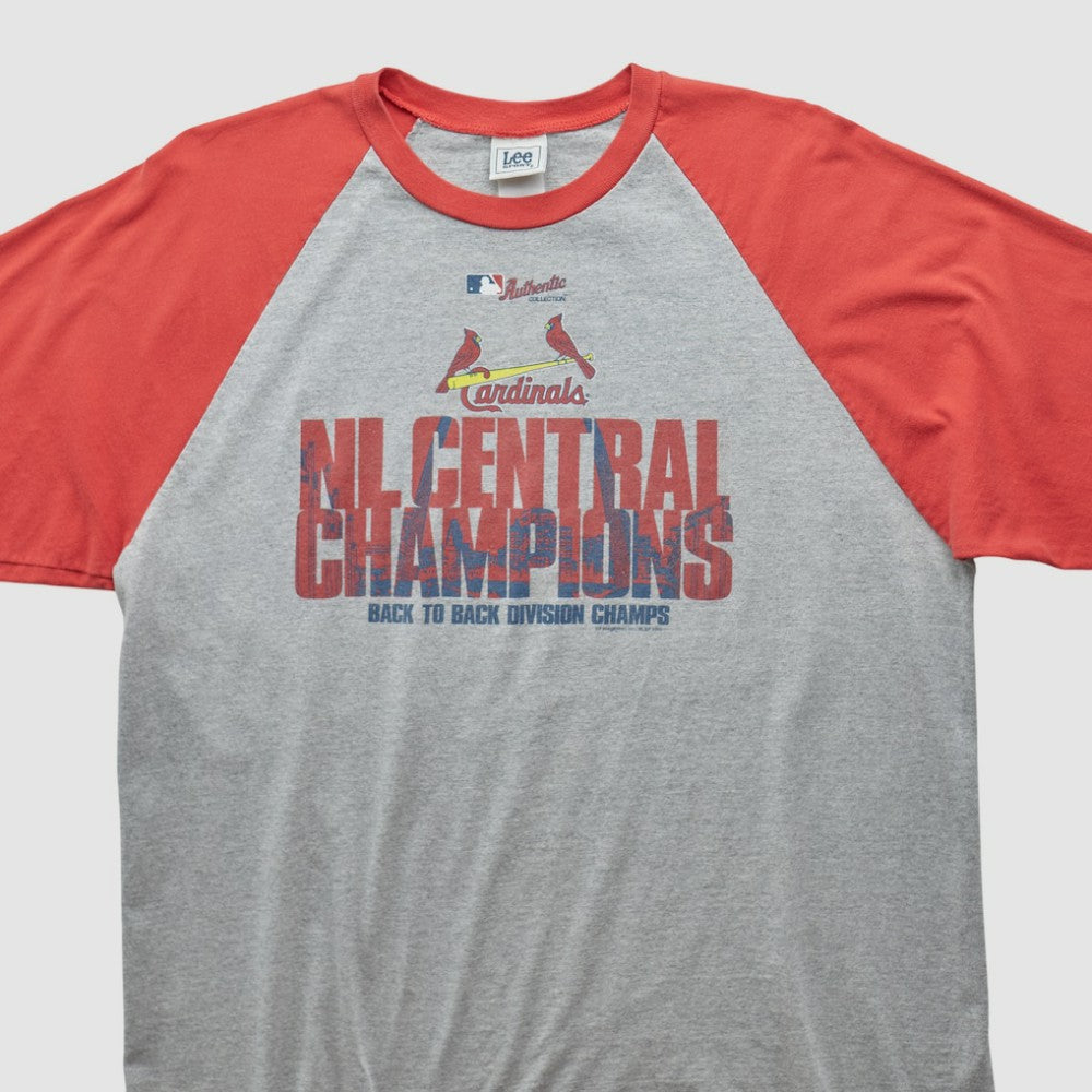 St. Louis Cardinals Lee Apparel 2000s T-shirt - Heather Gray - XVintage T-shirts