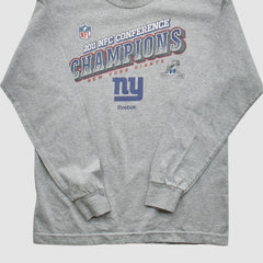 New York Giants Reebok 2011 Pullover Sweatshirt - Heather Gray Pullover