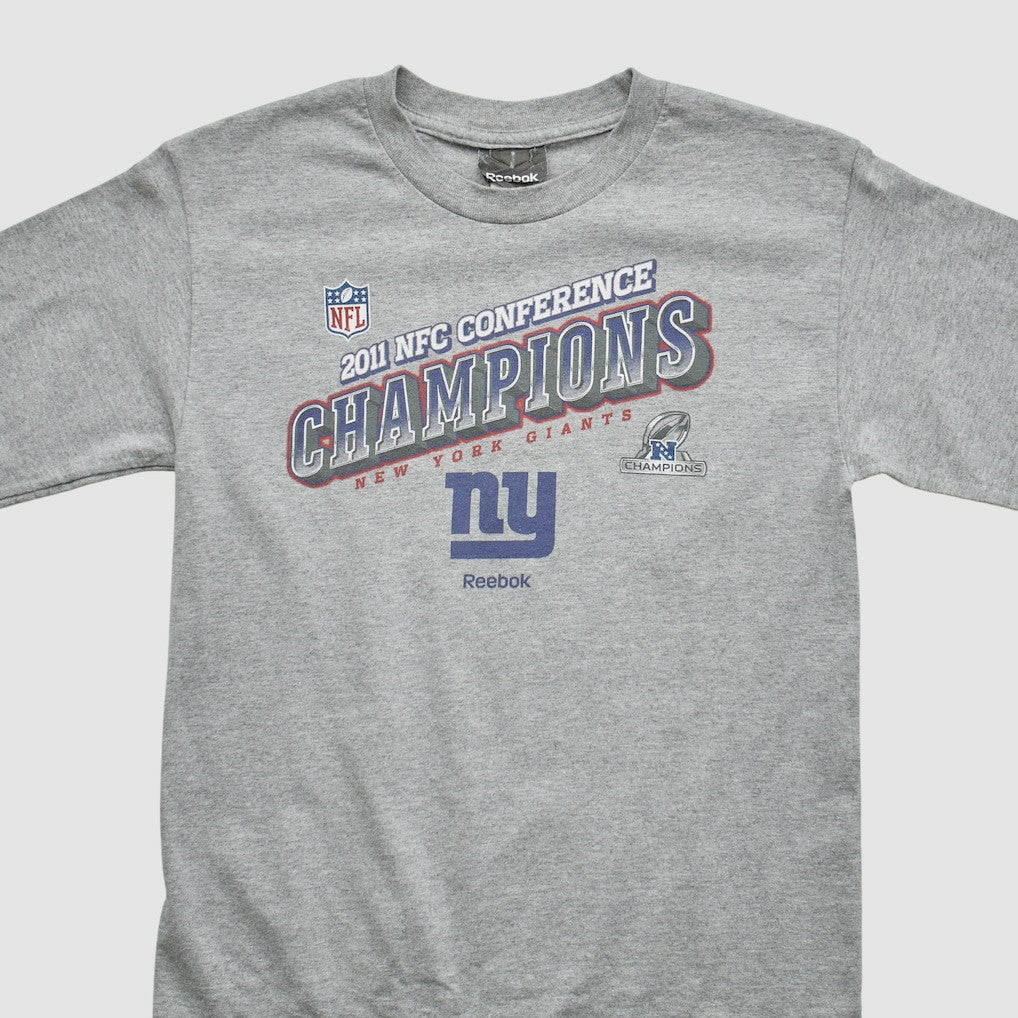 New York Giants Reebok 2011 Pullover Sweatshirt - Heather Gray Pullover