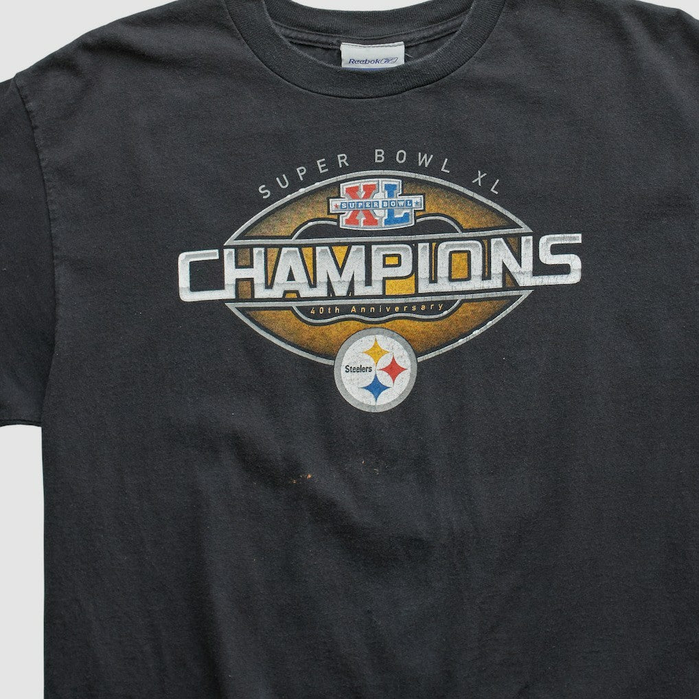 Pittsburgh Steelers Reebok 2006 T-shirt - Black T-shirts
