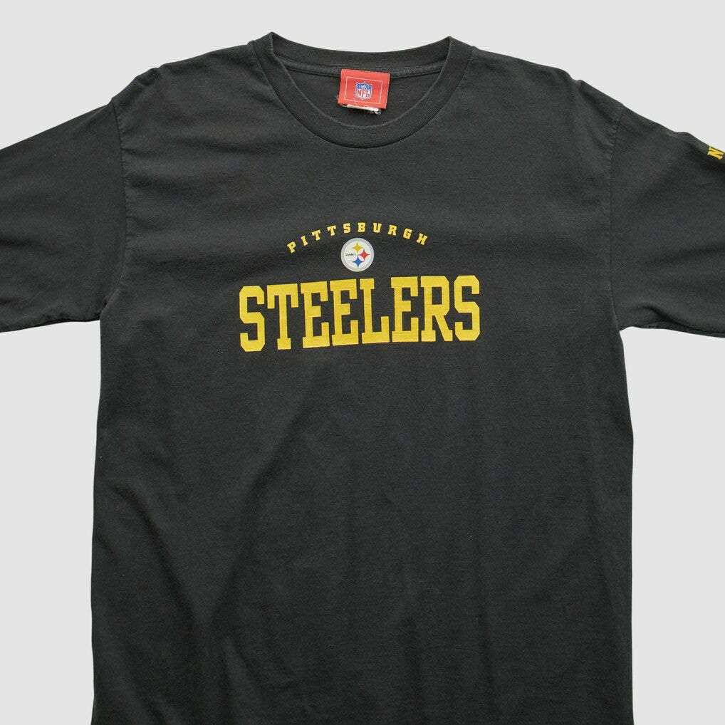 Pittsburgh Steelers NFL 2000s Long Sleeve T-shirt - Black T-shirts