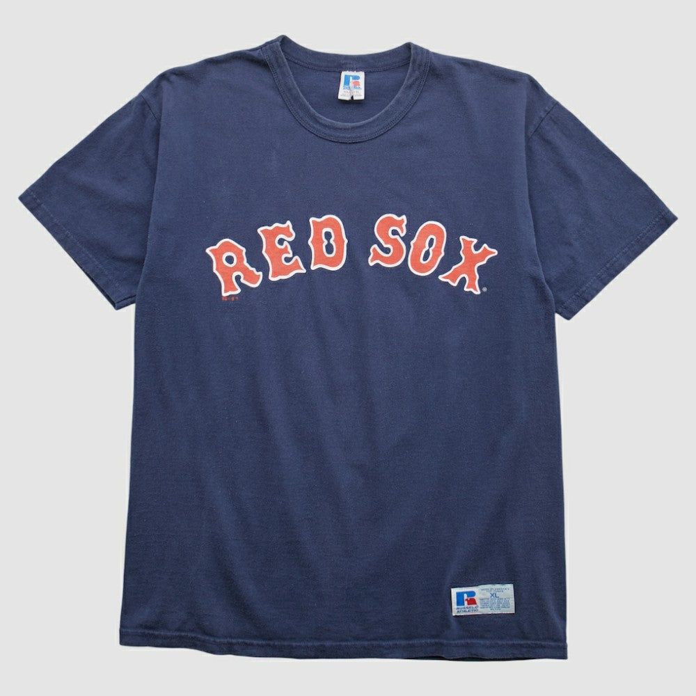 Boston Red Sox Russell 2000s T-shirt - Navy - Vintage T-shirts