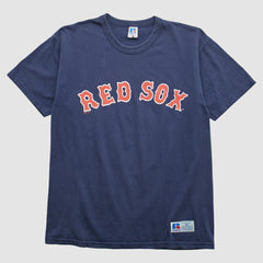 Boston Red Sox Russell 2000s T-shirt - Navy - Vintage T-shirts