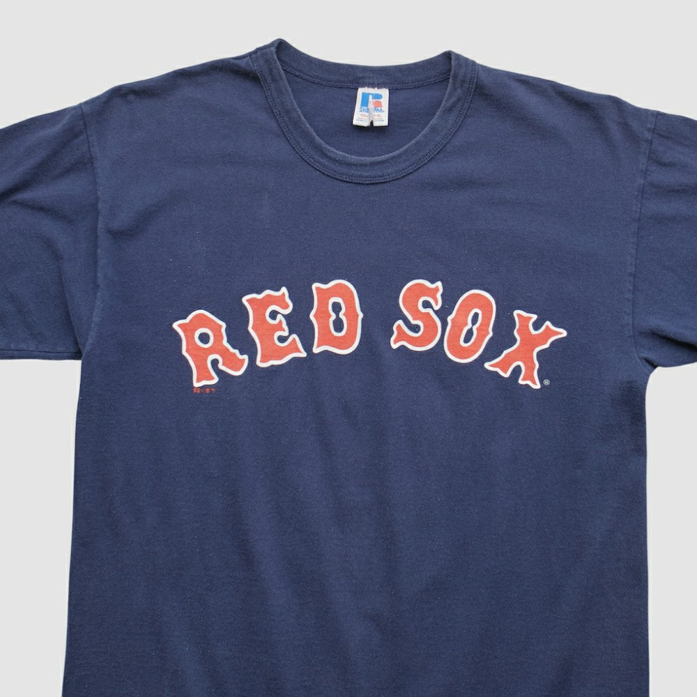 Boston Red Sox Russell 2000s T-shirt - Navy - Vintage T-shirts