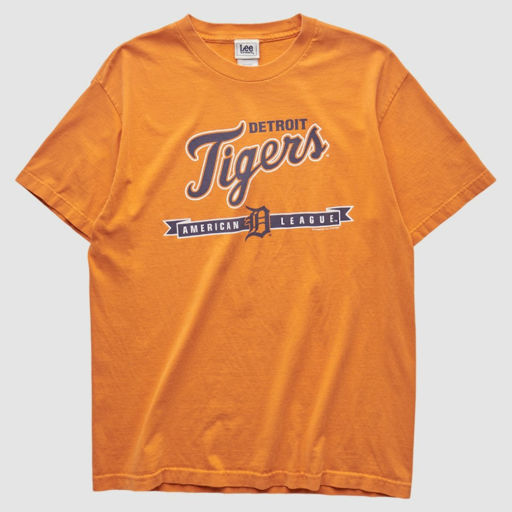 Detroit Tigers Lee Apparel 2007 T-shirt - Orange - Vintage T-shirts