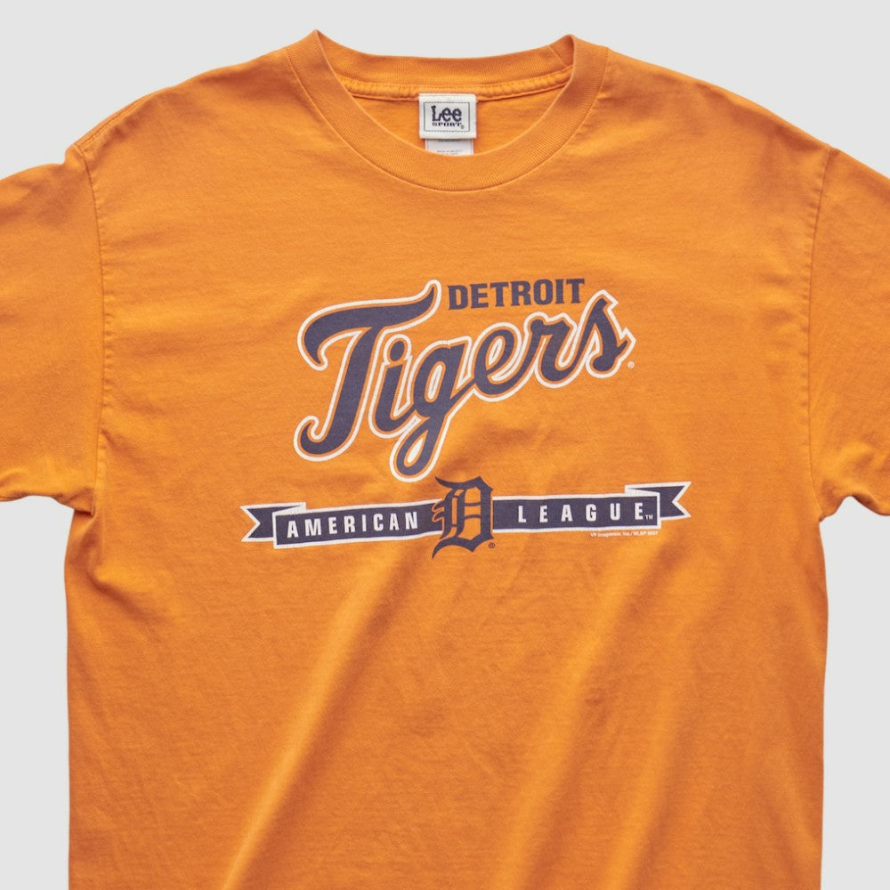 Detroit Tigers Lee Apparel 2007 T-shirt - Orange - Vintage T-shirts
