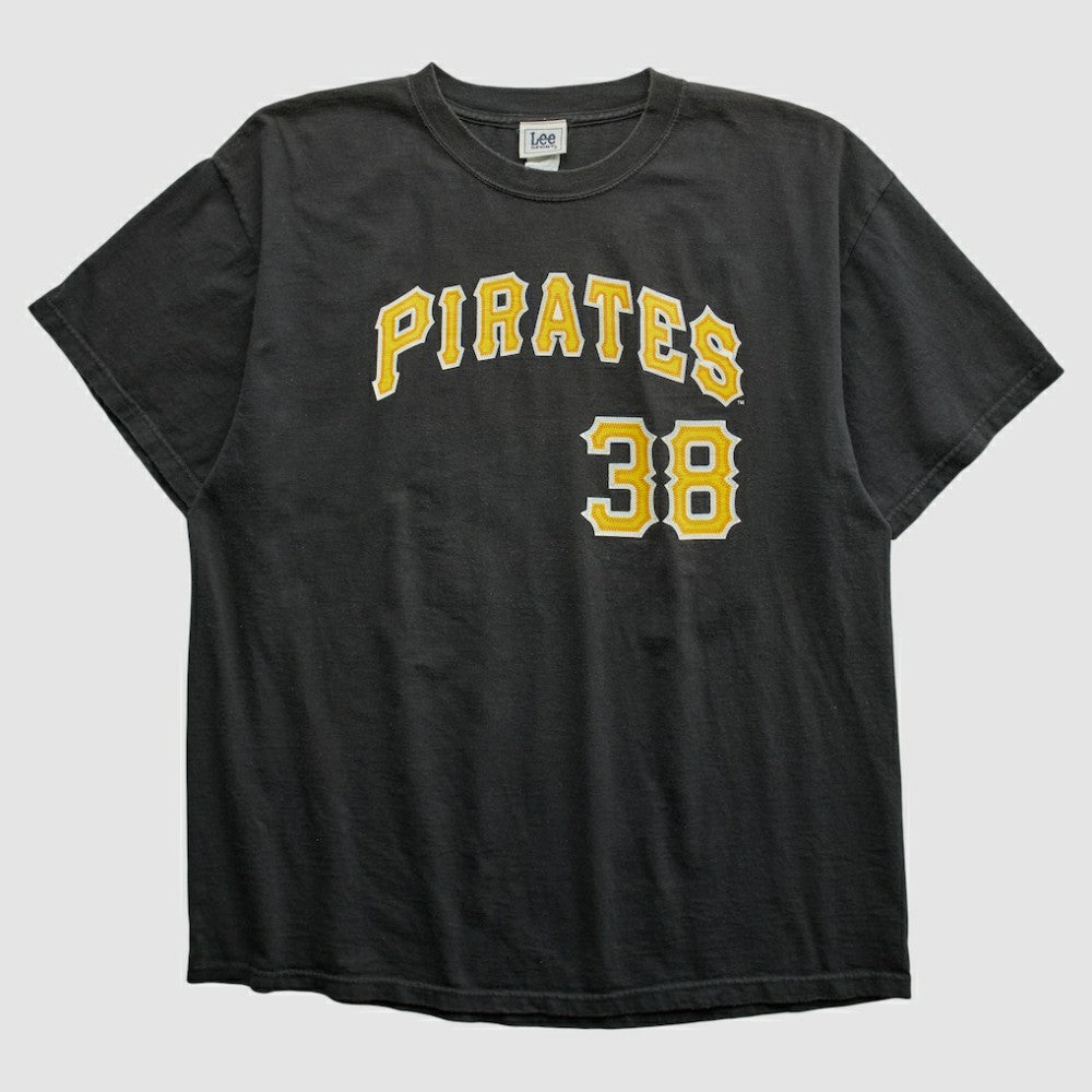 Pittsburgh Pirates Lee Apparel 2000s T-shirt - Black - XVintage T-shirts