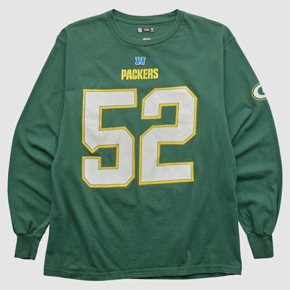 Green Bay Packers NFL 2010s Long Sleeve T-shirt - Green T-shirts