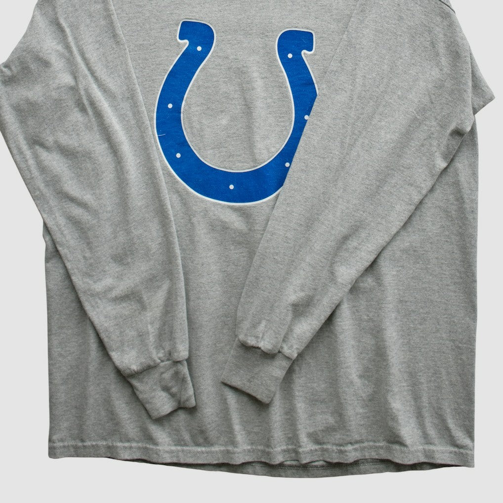 Indianapolis Colts 2000s Long Sleeve T-shirt - Heather Gray T-shirts