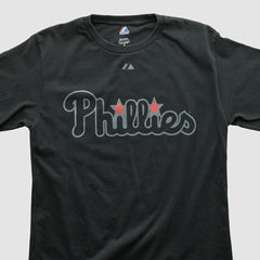 Philadelphia Phillies Majestic 2000s T-shirt - Black - Vintage T-shirts