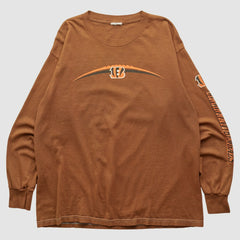 Cincinnati Bengals 2000s Long Sleeve T-shirt - Brown T-shirts