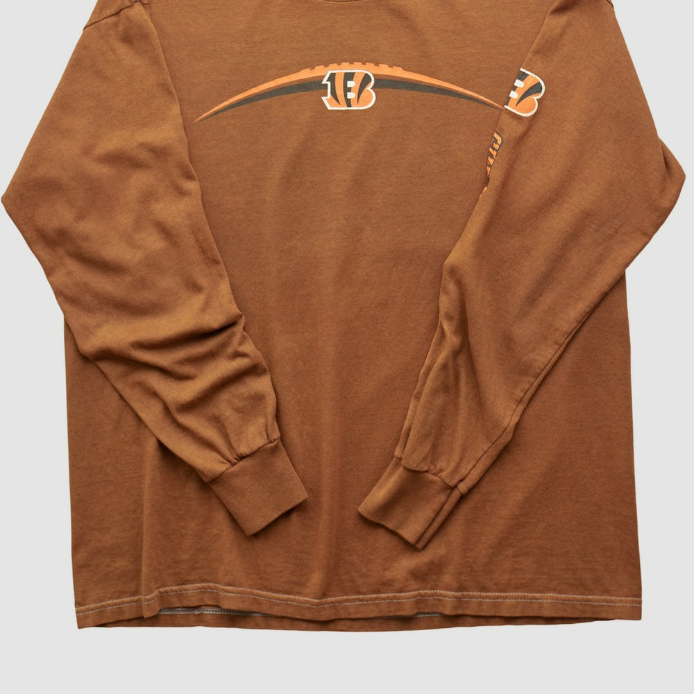 Cincinnati Bengals 2000s Long Sleeve T-shirt - Brown T-shirts