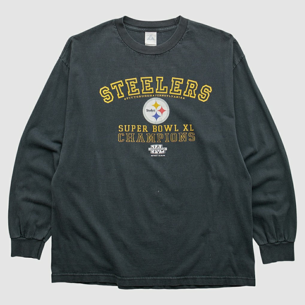 Pittsburgh Steelers Alstyle 2006 Long Sleeve T-shirt - Black T-shirts