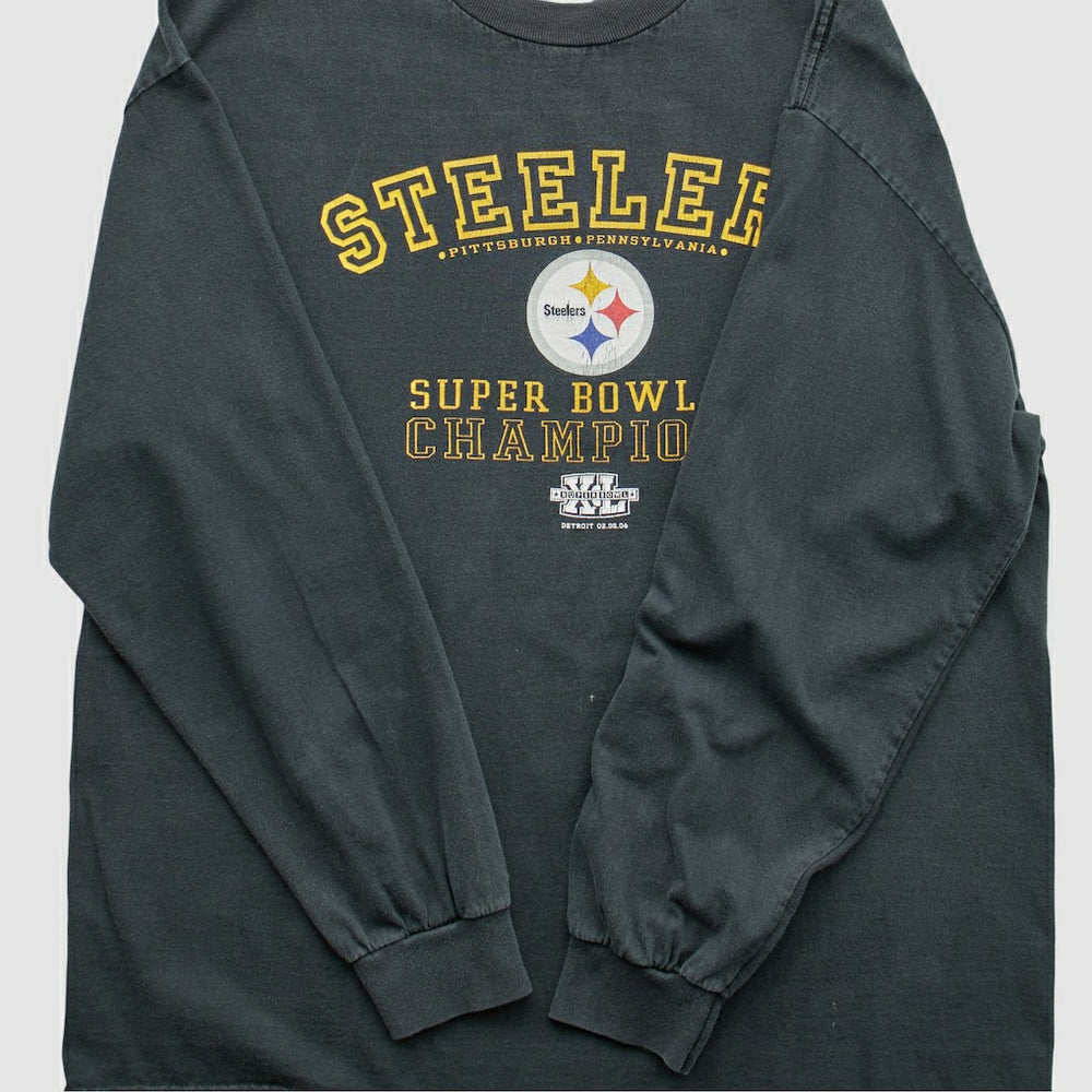 Pittsburgh Steelers Alstyle 2006 Long Sleeve T-shirt - Black T-shirts