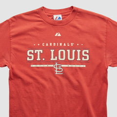 St. Louis Cardinals Majestic 2000s T-shirt - Red - Vintage T-shirts