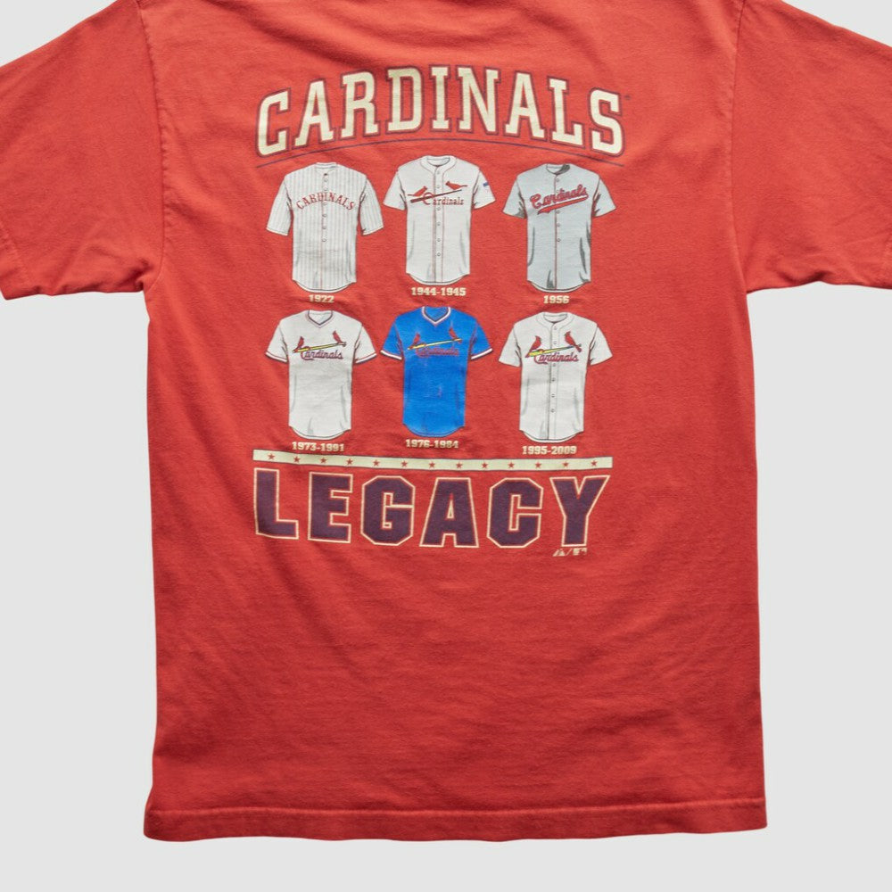 St. Louis Cardinals Majestic 2000s T-shirt - Red - Vintage T-shirts