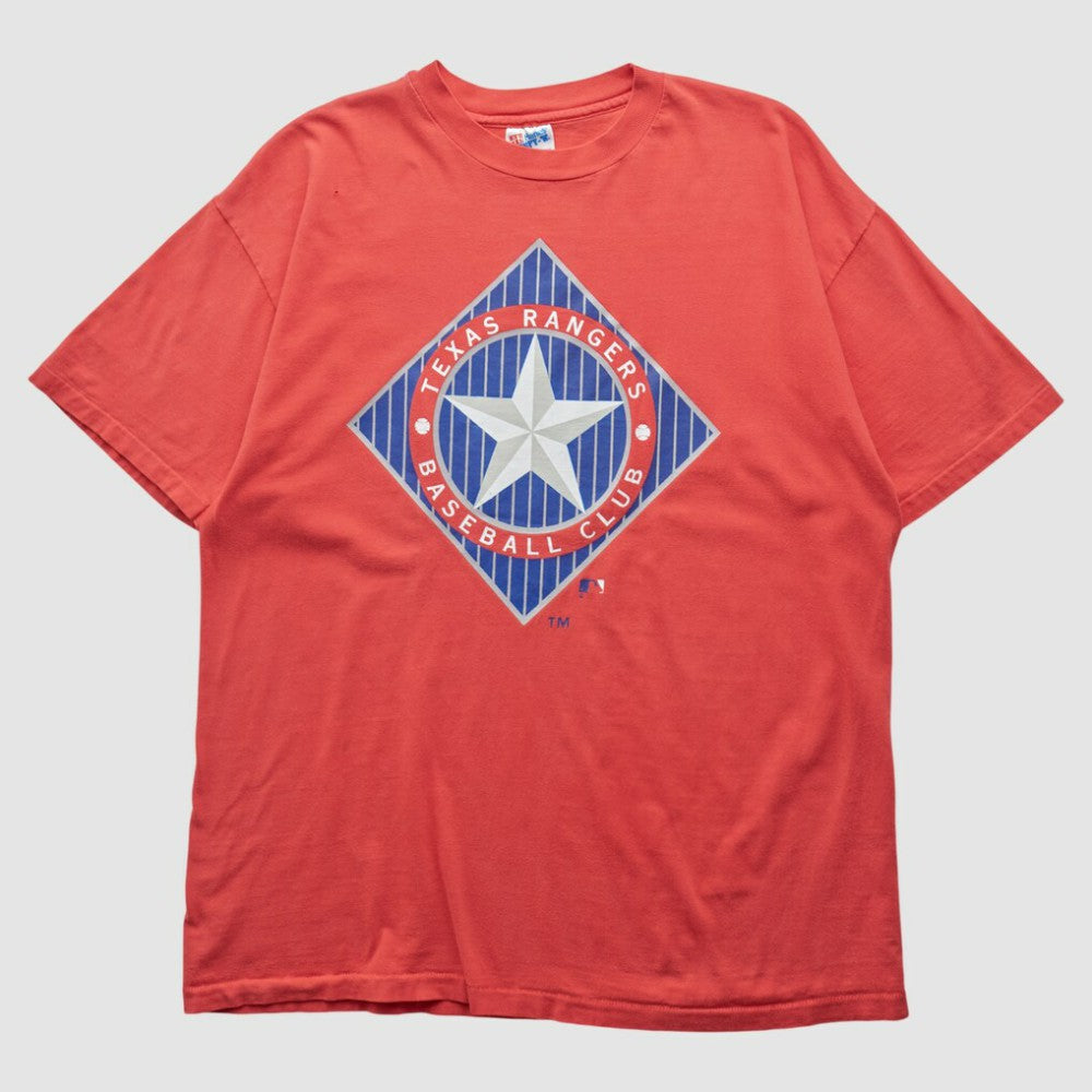 Texas Rangers Hanes 90s T-shirt - Red - Vintage T-shirts