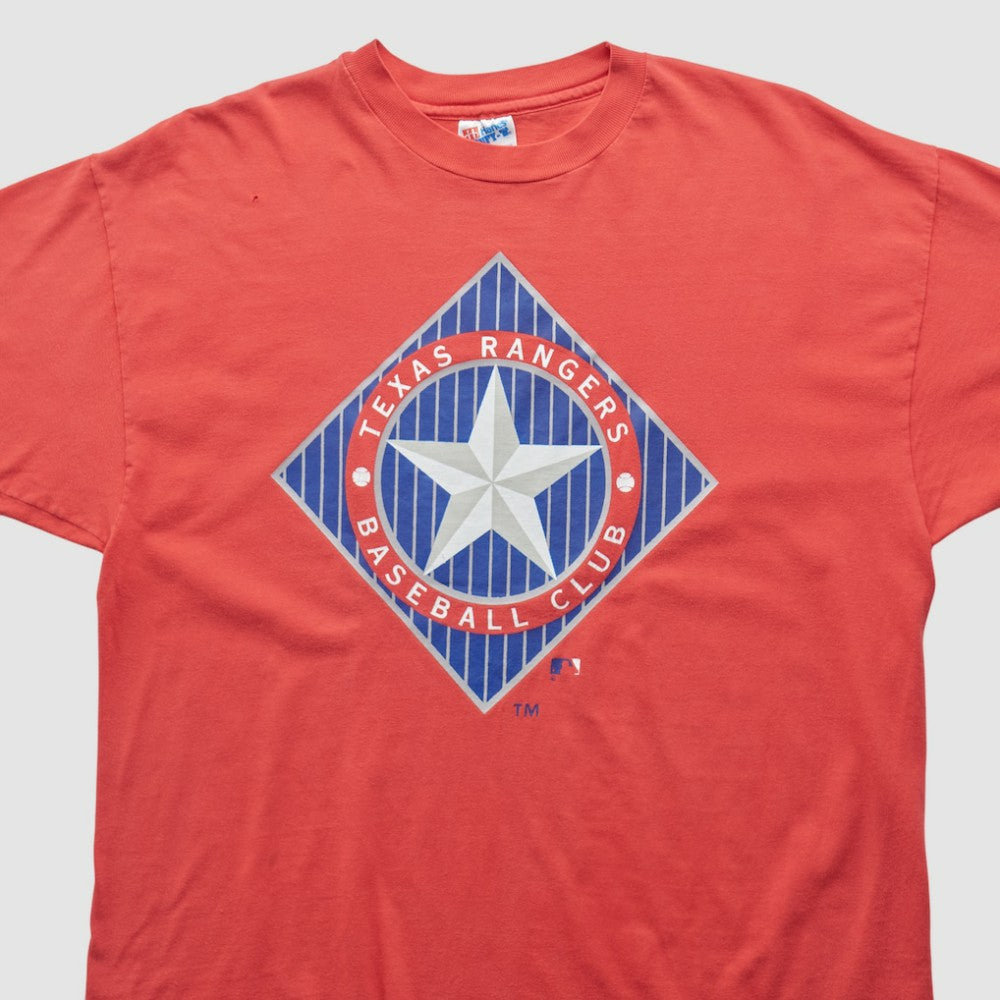 Texas Rangers Hanes 90s T-shirt - Red - Vintage T-shirts