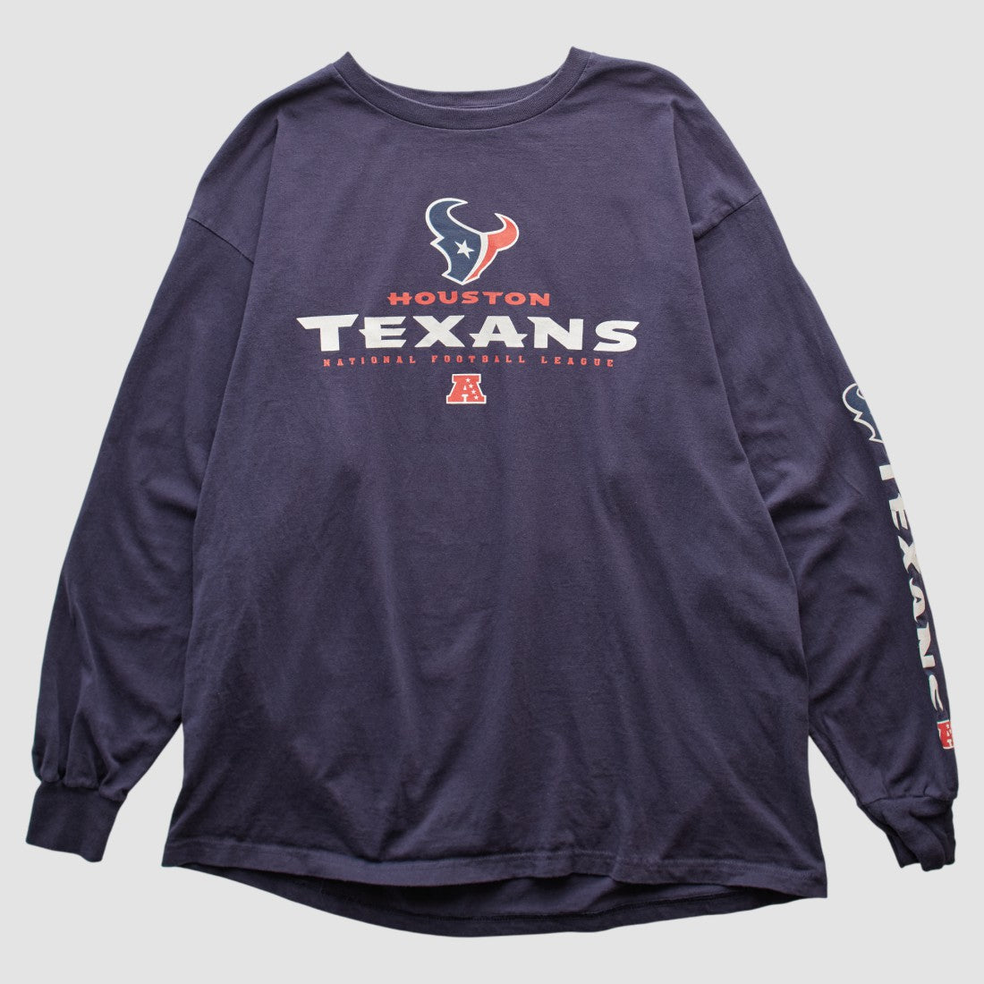 Houston Texans NFL 2000s Long Sleeve T-shirt - Navy T-shirts