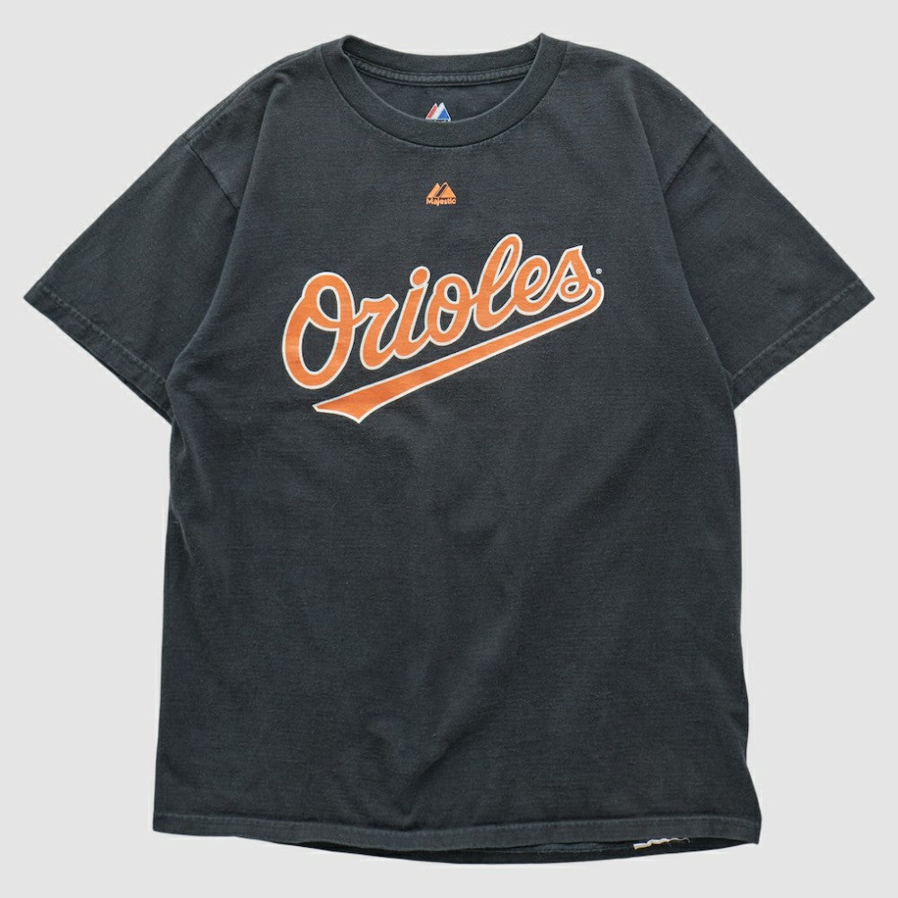 Baltimore Orioles Majestic 2000s T-shirt - Black - XVintage T-shirts