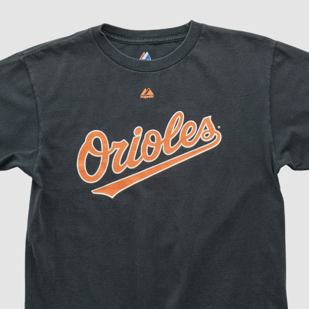 Baltimore Orioles Majestic 2000s T-shirt - Black - XVintage T-shirts