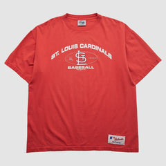 St. Louis Cardinals Majestic 2000 T-shirt - Red - Vintage T-shirts
