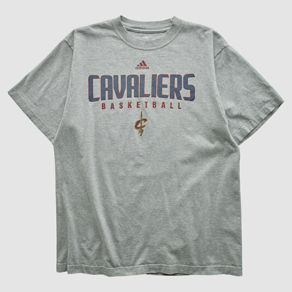 Cleveland Cavaliers 2010s T-shirt Heather Gray Vintage - Adidas