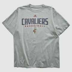 Cleveland Cavaliers 2010s T-shirt Heather Gray Vintage - Adidas