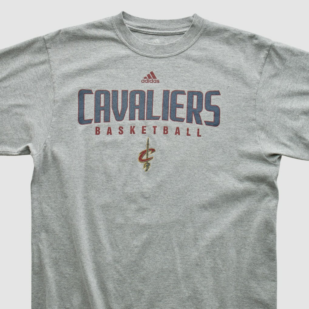 Cleveland Cavaliers 2010s T-shirt Heather Gray Vintage - Adidas