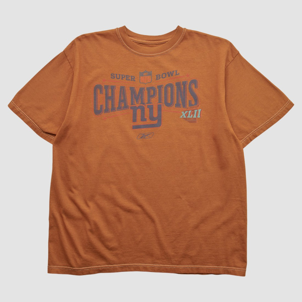 New York Giants Reebok 2007 T-shirt - Orange T-shirts
