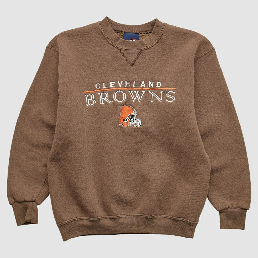 Cleveland Browns Pro Player 2000s Pullover Sweatshirt - Brown Pullover