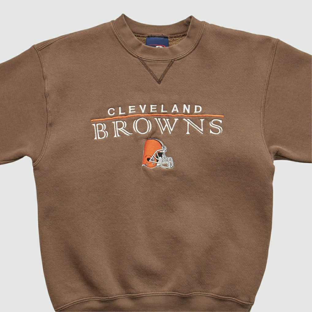 Cleveland Browns Pro Player 2000s Pullover Sweatshirt - Brown Pullover