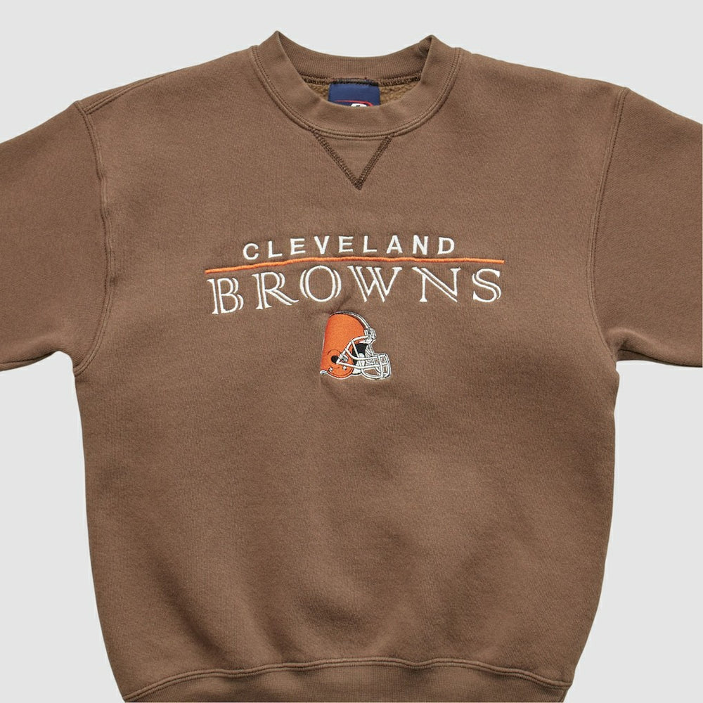 Cleveland Browns Pro Player 2000s Pullover Sweatshirt - Brown Pullover