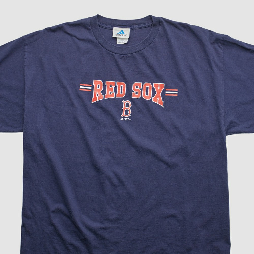 Boston Red Sox Adidas 2004 T-shirt - Navy - Vintage T-shirts