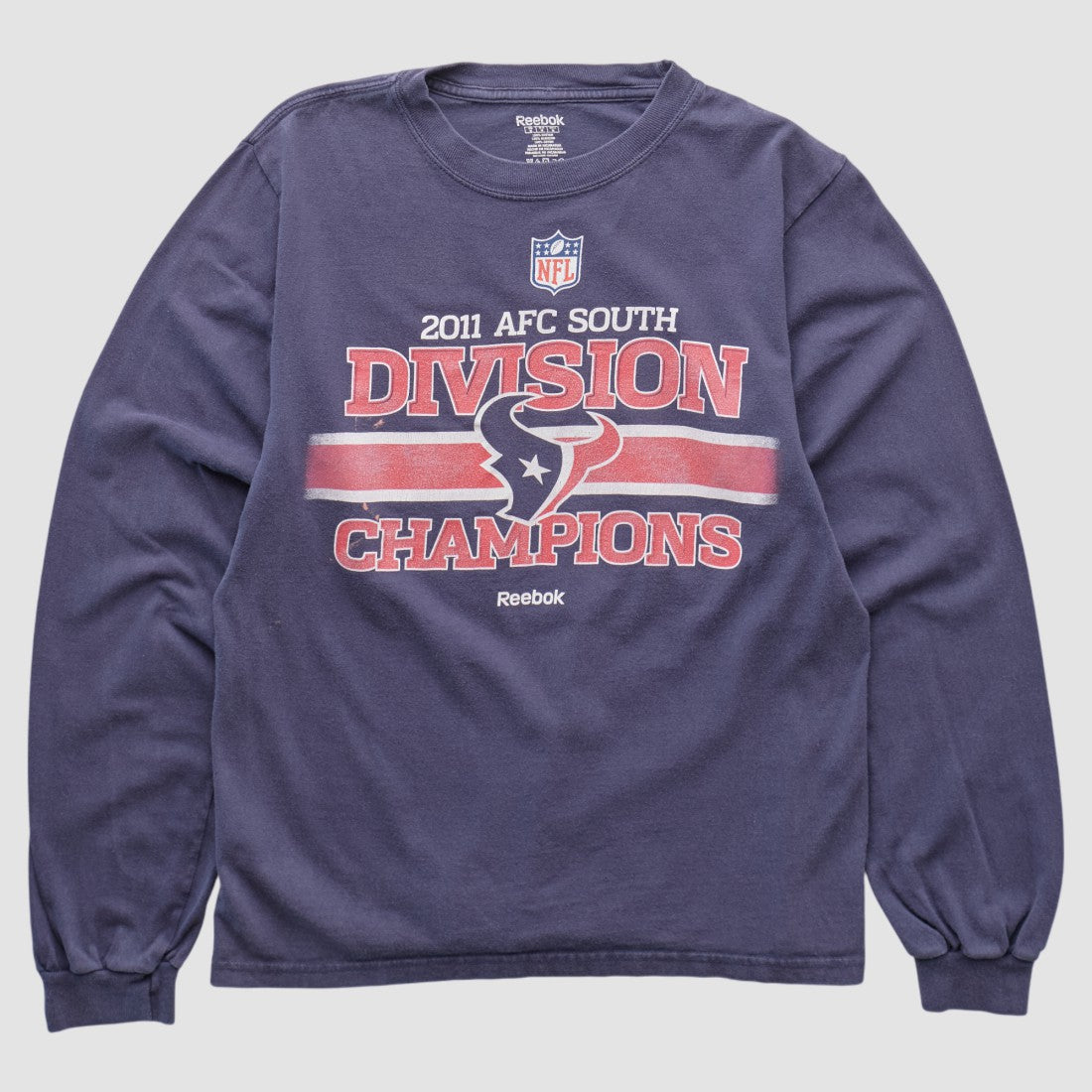 Houston Texans Reebok 2011 Long Sleeve T-shirt - Navy T-shirts