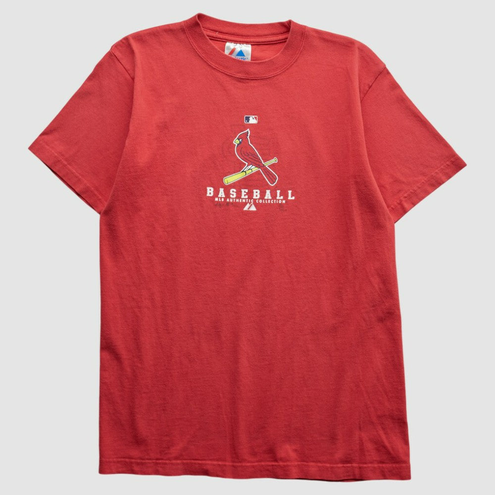 St. Louis Cardinals Majestic 2008 T-shirt - Red - Vintage T-shirts